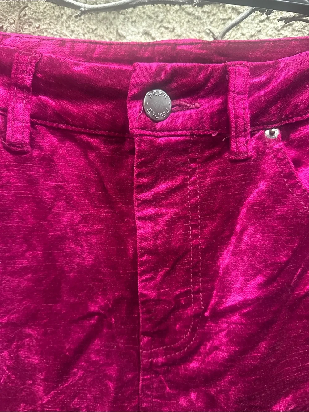 Free People Velvet Pants